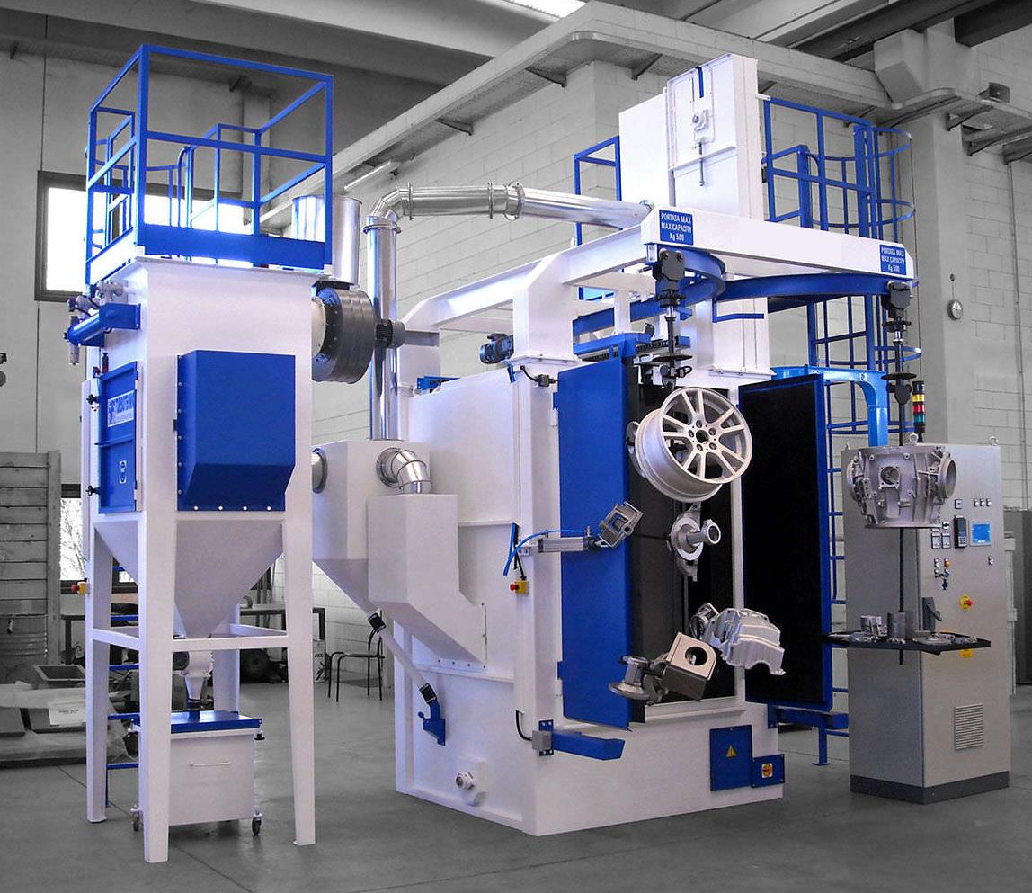 汽車發(fā)動(dòng)機(jī)缸體/外殼用哪種拋丸機(jī)呢？